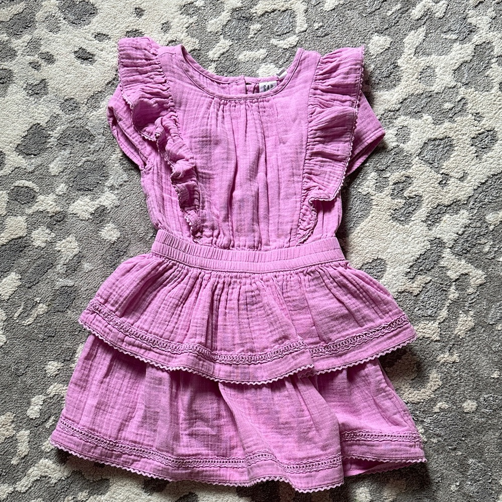 GAP Pink Ruffled Kids Dress